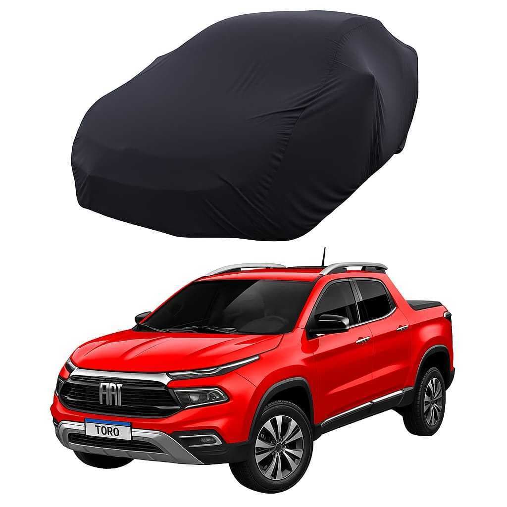 Capa Cobrir Carro Malha Anti Risco Poeira Proteção Uv Para Fiat Toro Freedom