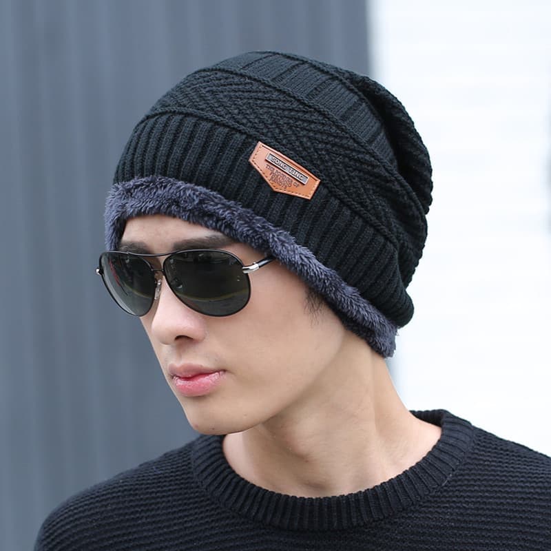 Gorro Touca De Inverno Grosso Bem Quentinha Unissex - Preta
