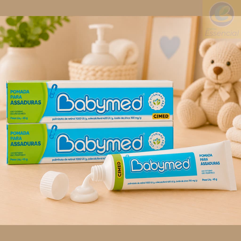 Assadura Bebê Recém Nascido Creme Babymed Cimed 45g Original Barato Promoção Oferta