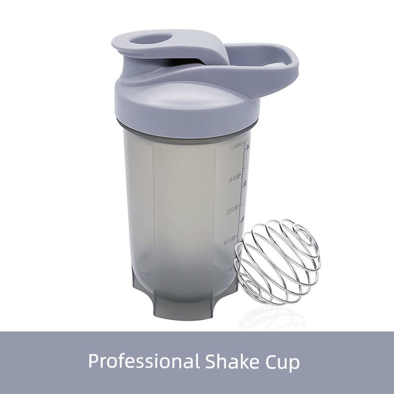 Copo Shaker portátil esportes copo de água com escala masculino proteína em pó Milkshake refeição substituição mexendo b