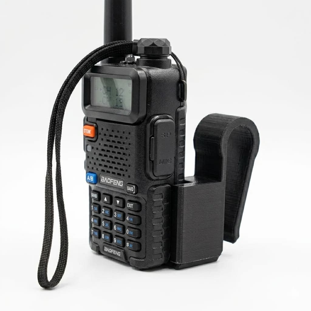 Suporte Veicular Baofeng UV-5R para Quebra-Sol | Suporte Rádio Comunicador