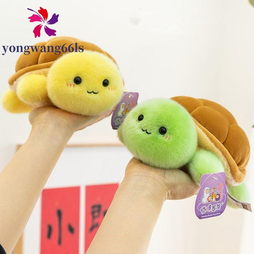 YONGWANG Boneca De Pelúcia De Tartaruga Marinha , Brinquedos De Pão De Coleção Verde , Travesseiro De Macia