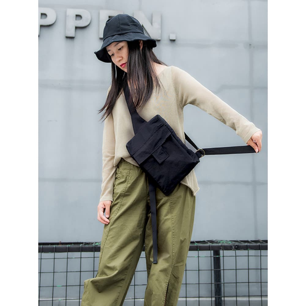 Chengxin feminino Original minimalista estilo ferramentas saco do mensageiro Ultra-leve nova moda ins All-Match Casual s