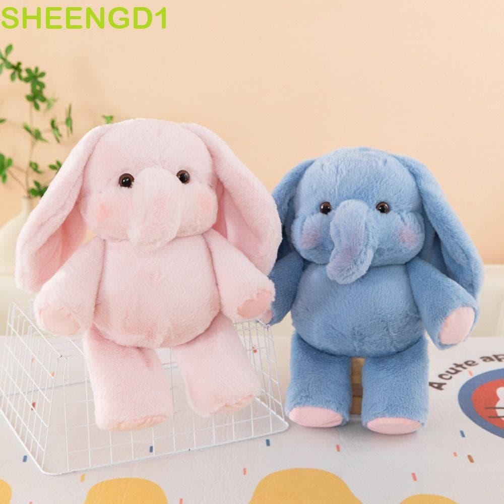 SHEENGD1 Boneca De Pelúcia De Elefante , Almofada Traseira , Animais , Brinquedo Travesseiro De Lance ,