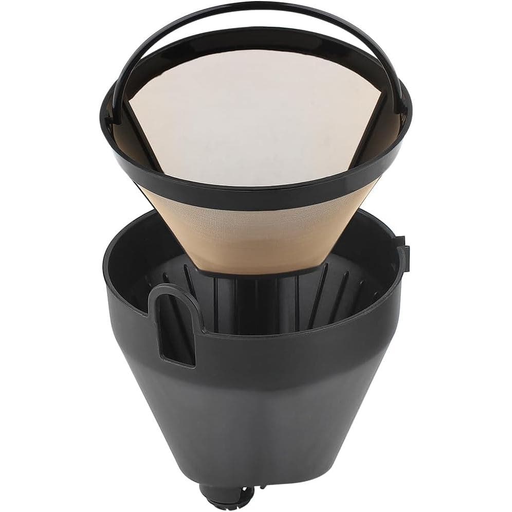 Peças de Reposição Anbige: Cesto do Filtro e Filtro Permanente Dourado, Compatível com a Cafeteira Cuisinart DCC-1100, S