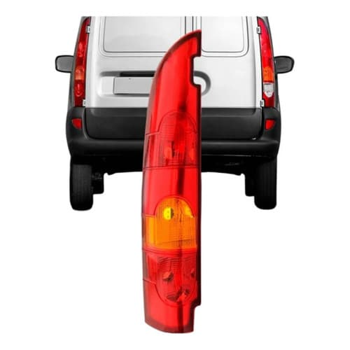 Lanterna Traseira Kangoo Furgao 2003 A 2012 Bicolor Ré Verm