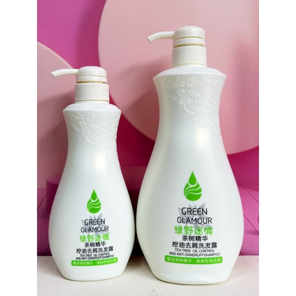 Shampoo com essência de árvore de chá selvagem, anticaspa, controle de óleo, refrescante, suave, shampoo fofo, masculino