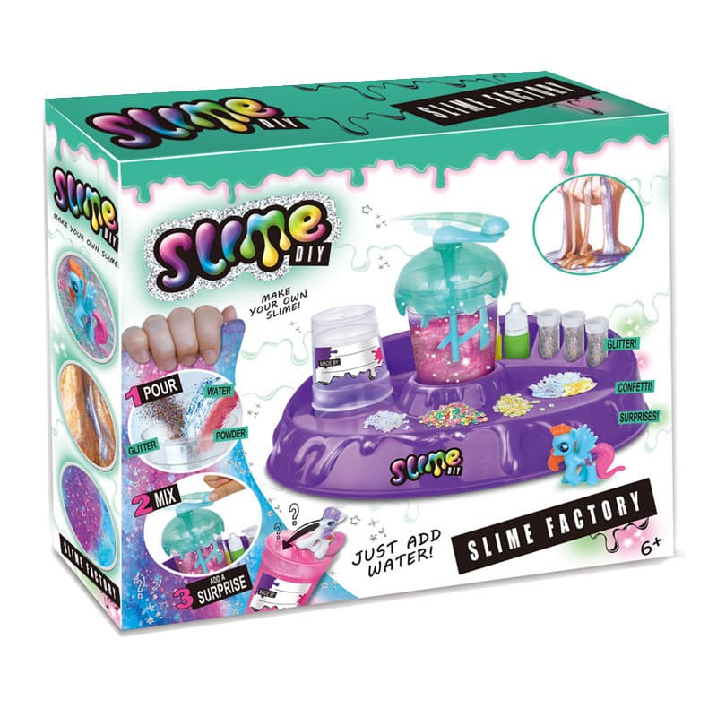 So Slime DIY Sensory Factory; Produz 10 Slimes; Sem Cola; Sem Bagunça; Misturas Sensoriais criam sensações ASMR; Basta a