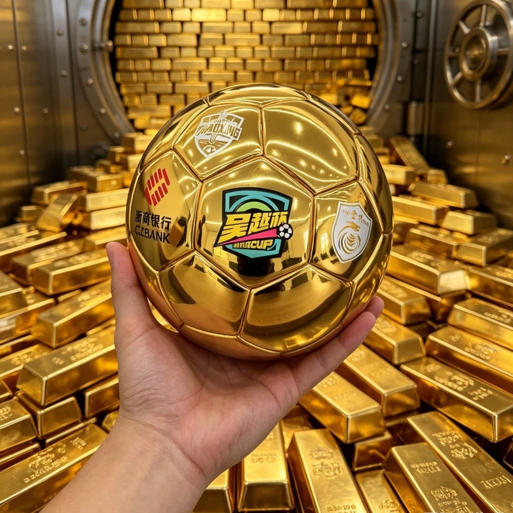 Migel MF3508 Football Golden Goose Cup Edição Comemorativa Limitada No. Assinatura de colecionador de 3 bolas interna e