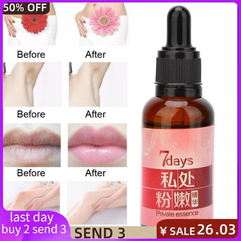 Pink Privates Essence Lábios Rosa Areola Vagina Mamilo Óleo Essencial Vermelho Macio