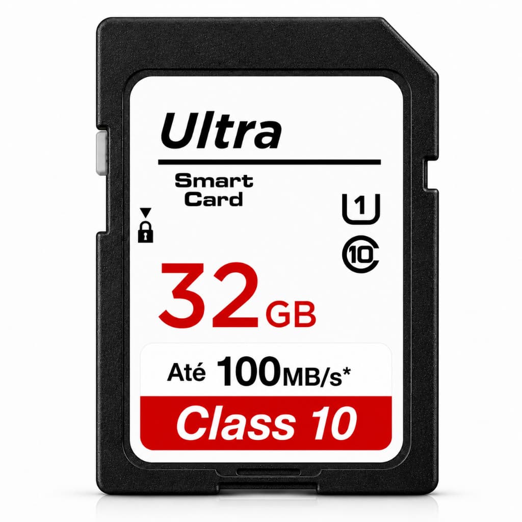 Cartão de Memória 32GB Classe 10 Original para Drone Câmera Fotográfica e Armazenamento Seguro