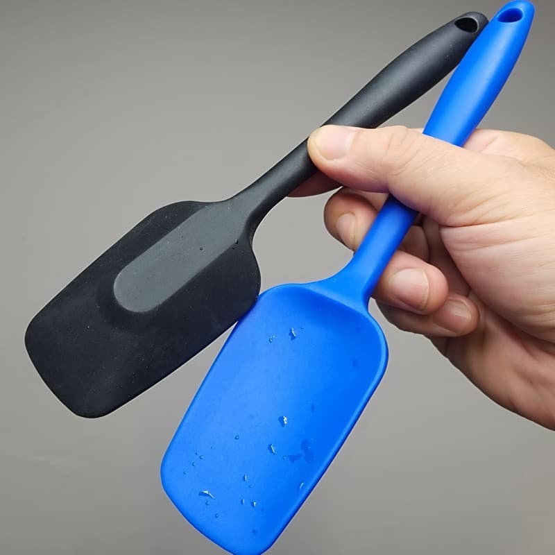 Espátula integrada de Silicone importada alemã, suplemento alimentar para bebê, panela antiaderente, espátula pequena pa