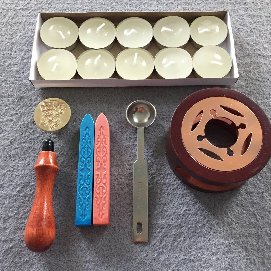Conjunto de selo de laca Harry Potter, selo de Envelope, laca, selo de laca, presente de aniversário, cera de laca