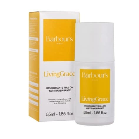 Desodorante Antitranspirante Roll-On Barbour's Beauty Living Grace Feminino Longa Duração