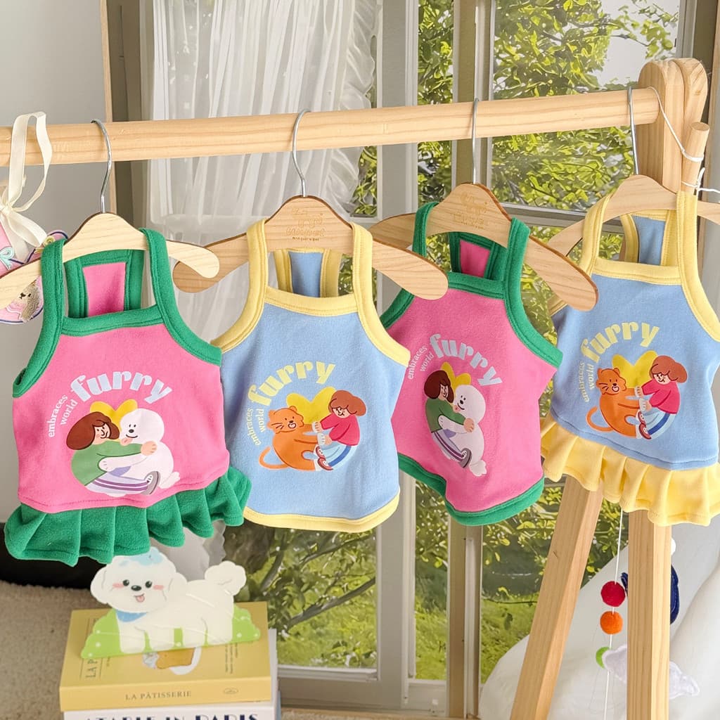 Gato de estimação roupas para cães verão fino Teddy Bichon pequeno cão gatinho primavera verão roupas bonito estilingue