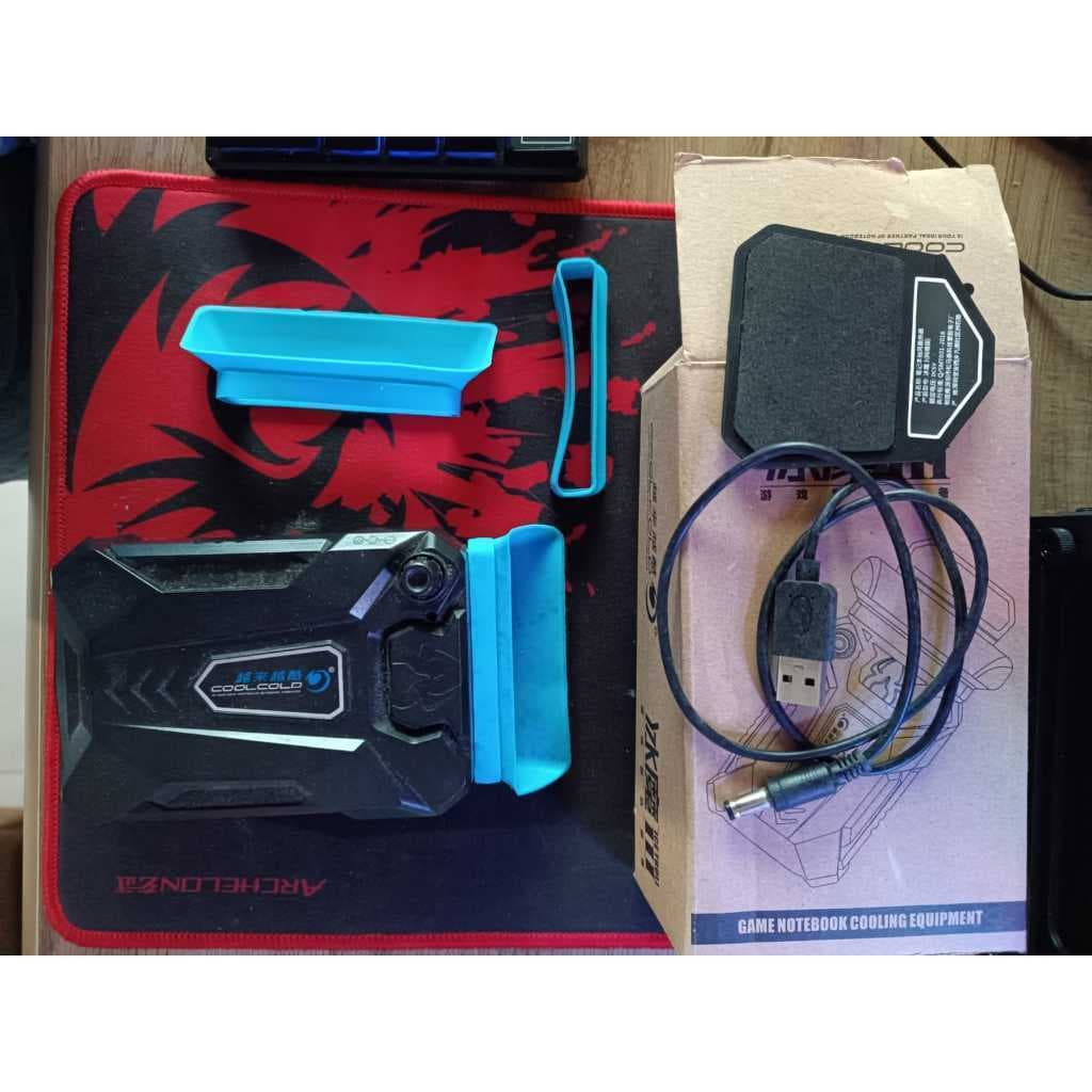 Notebook Cooler Exaustor Pc Externo Gamer Coolers Portáteis * Usado