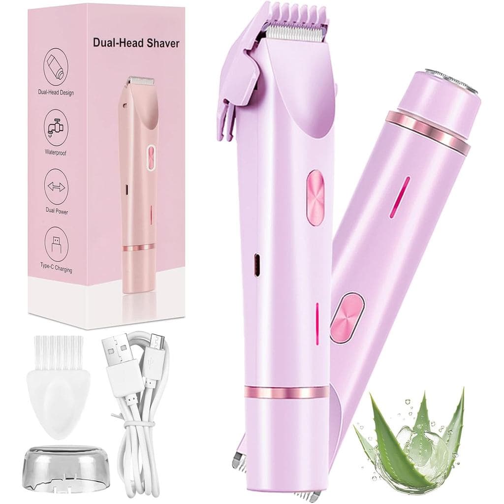 O Dermave, Novo Aparelho de Barbear para Biquíni Dermave 2025, Aparador Elétrico Dermave 2.0, com Cabeça Dupla de Aço In
