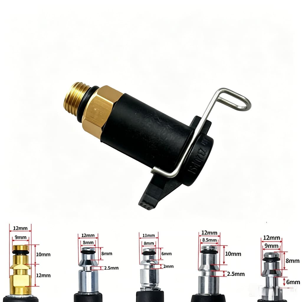 Conversor De Conector De Mangueira De Rosca Macho G1/4 , Junta De Tubo Adequada Para De Água De Interface De 8/8.5/9 Mm