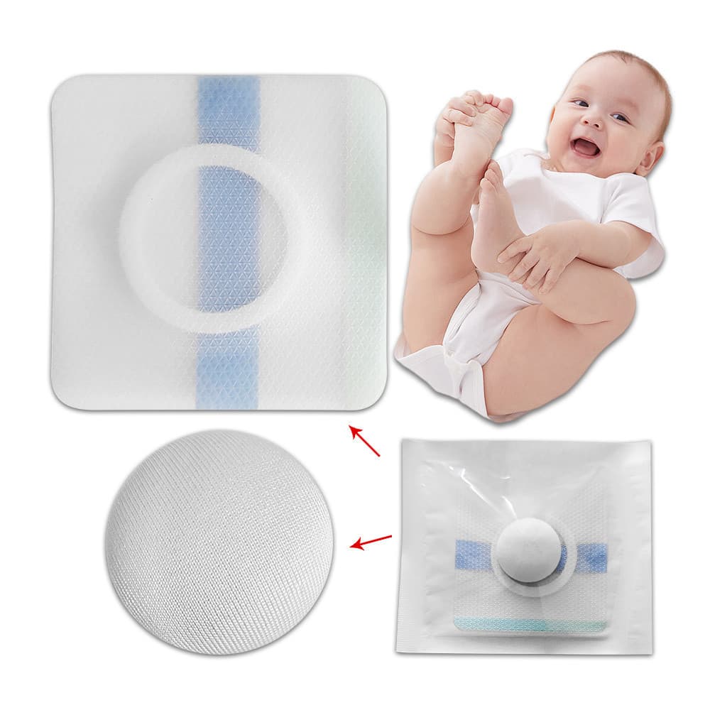 Adesivos Umbilicais para Bebês, Banho, Recém-Nascido, Proteção, Hérnia Umbilical, Almofada PZOM