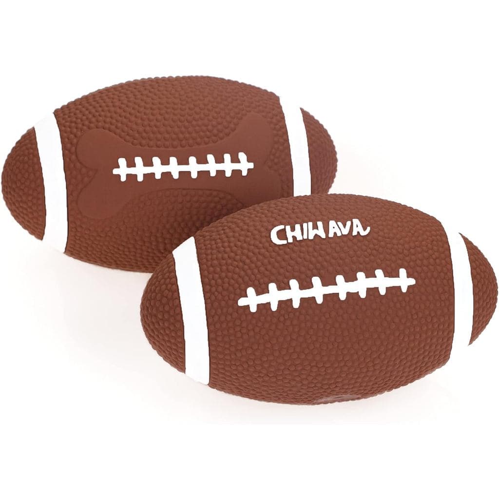 CHIWAVA Pacote com 2 Bolas de Látex para Cães de 6" com Som, Brinquedo Interativo para Cães de Médio e Grande Porte