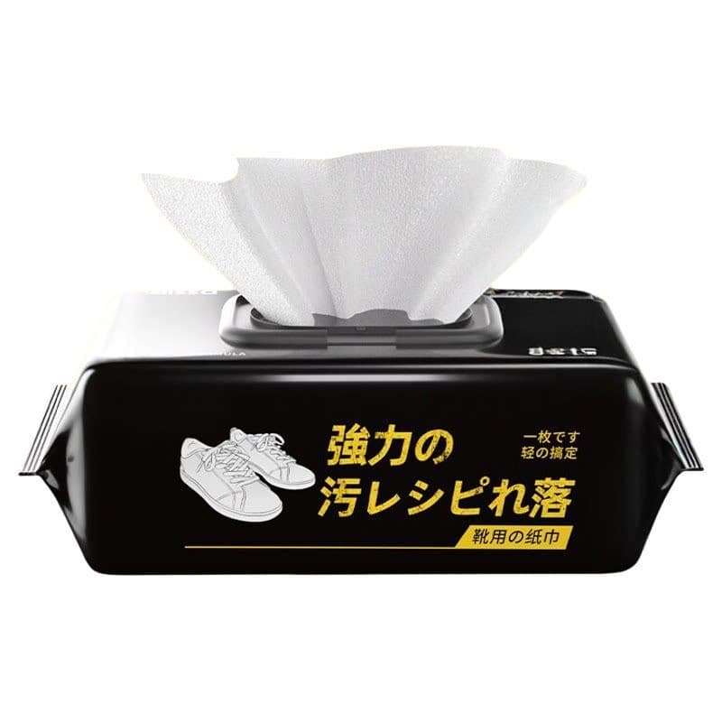 Toalhetes brilhantes para sapatos, descartáveis, sem enxágue, Remove manchas, ferramenta útil brilhante, sapatos brancos