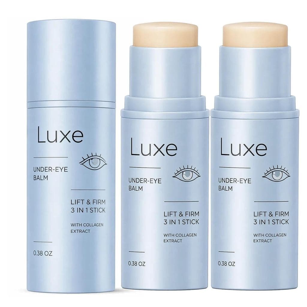 LuxeKoreanUnderEyeBalm – Bálsamo Multiuso 3 em 1 para Olhos, Hidratante, Calmante e Refrescante para Olheiras, Inchaço e
