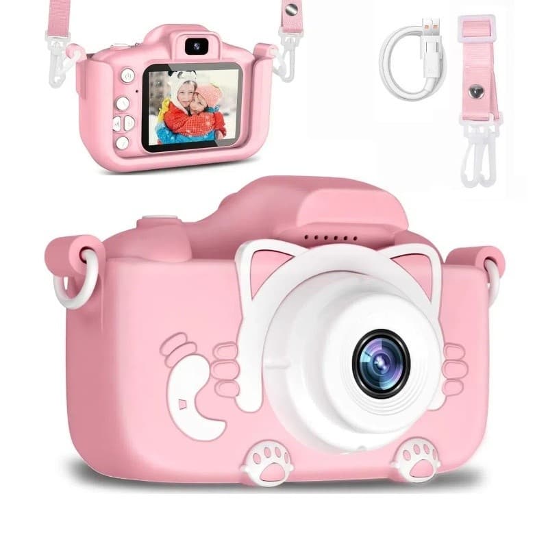 Nova Câmera Fotográfica Digital Infantil , Mini Instantânea , Brinquedo Para Menino/Menina De 3 A 6 Anos