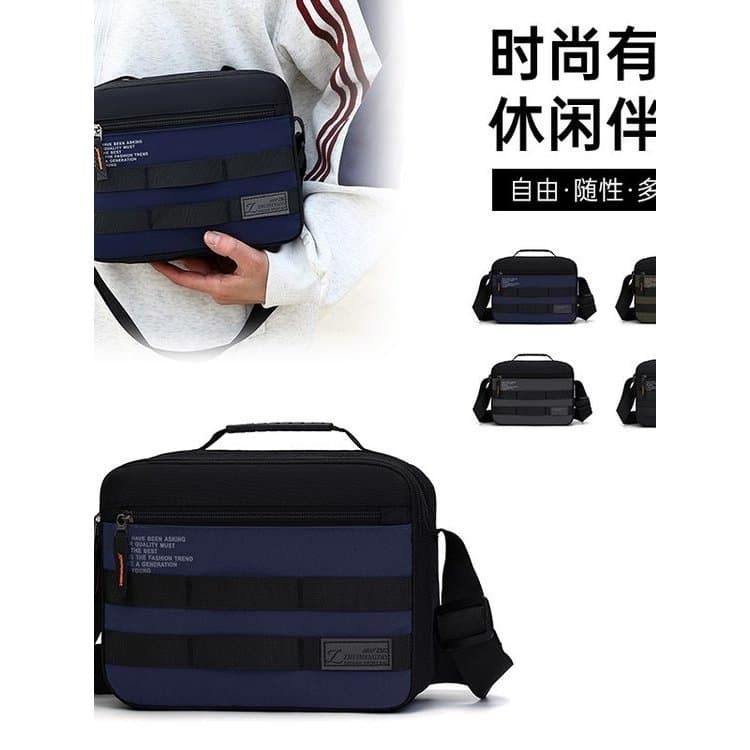 2026 novo estilo bolsa mensageiro masculina Oxford pano na moda Commuter bolsa grande capacidade Casual passeio bolsa de