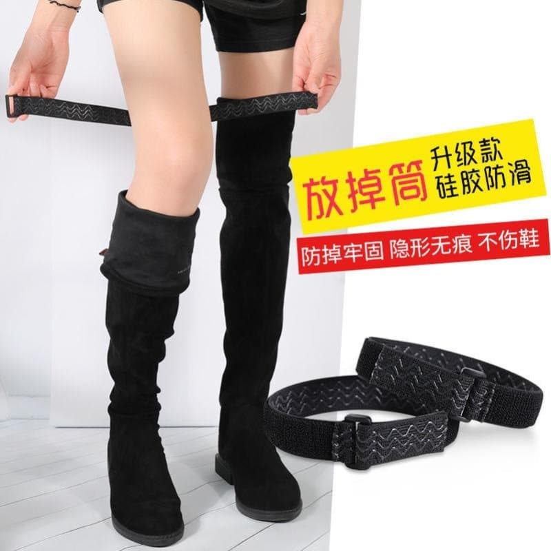 Botas acima do joelho antiderrapante tubo anti-queda ferramenta útil tubo longo botas finas de tubo alto Universal livre