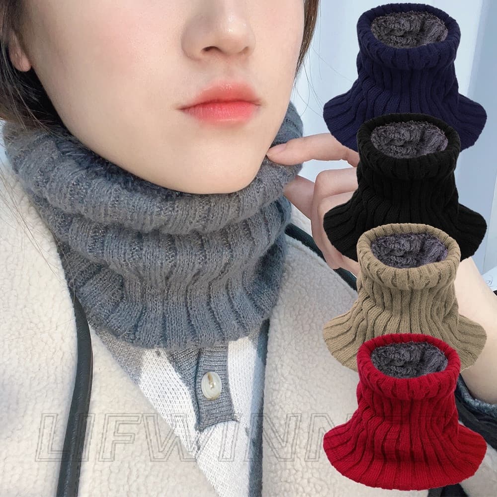 Esqui Ao Ar Livre-À Prova De Frio-Cor Sólida-Outono Inverno-Moda-Aquecedor De Pescoço-Para Mulheres Homens-Cobertura Fac