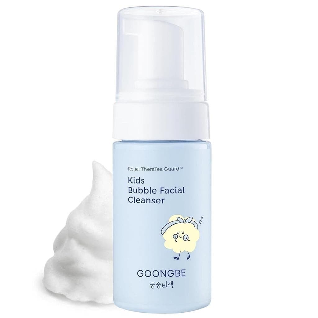 GOONGBE Sabonete Facial em Espuma para Crianças – Limpador Micelar Sem Lágrimas para Peles Sensíveis – Remoção Suave de