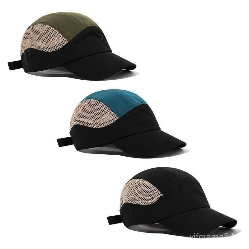 Conjunto de 5 bonés de beisebol estilo japonês, de secagem rápida, impermeáveis, com cores coordenadas e camada externa