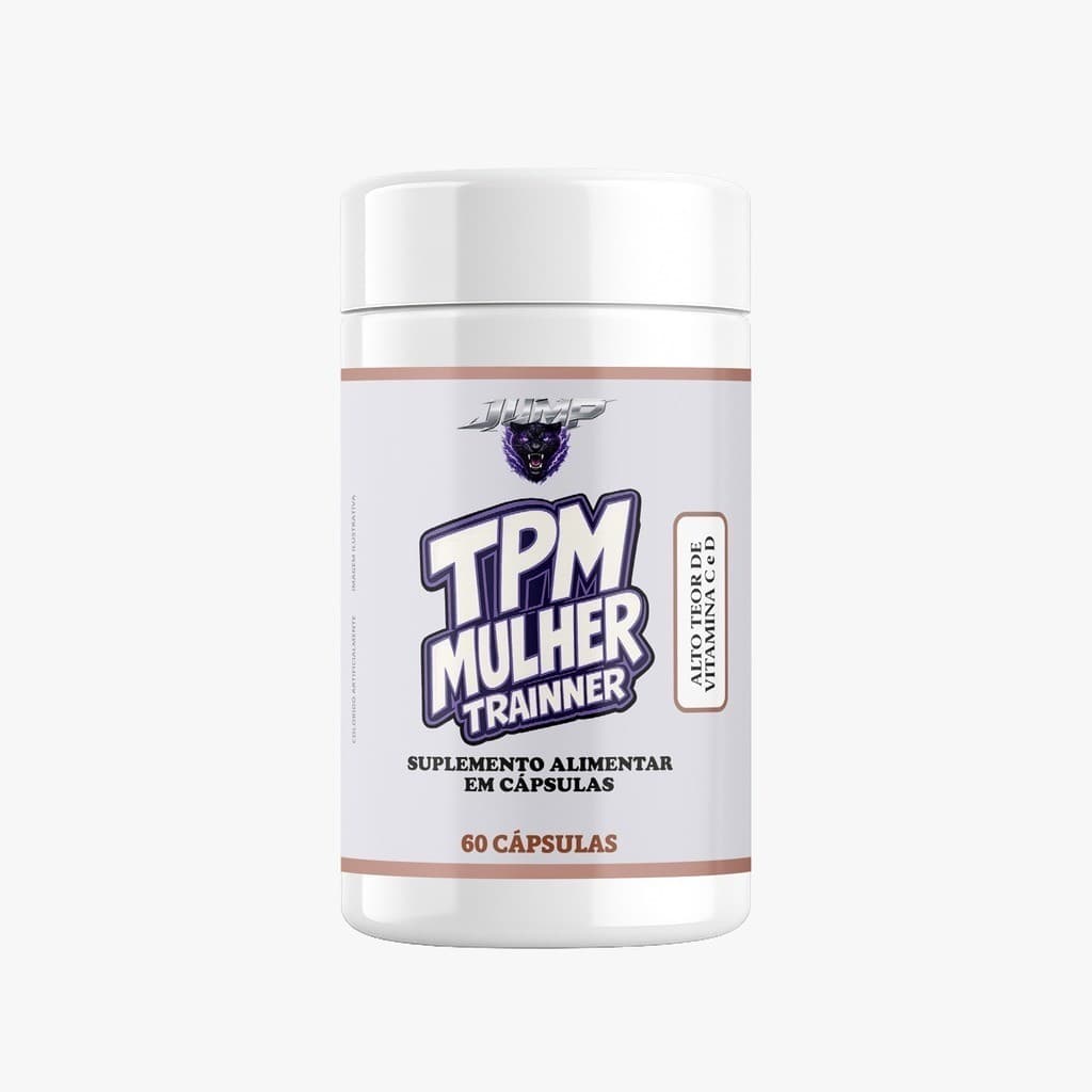 TPM Mulher Trainner 60 Cápsulas Jump Vitamina C e D