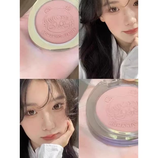 R RMT Roman Blush Duplo Fit Gradiente Feminino Marcador Paleta de Contorno Natural Monocromático Paleta Blush Roxo Blush