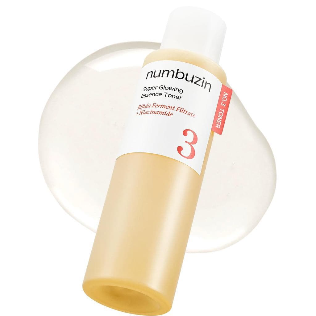 Numbuzin Super Brightening Essence Toner No.3, toner fermentado, realça a luminosidade e a textura, contém bifidobac