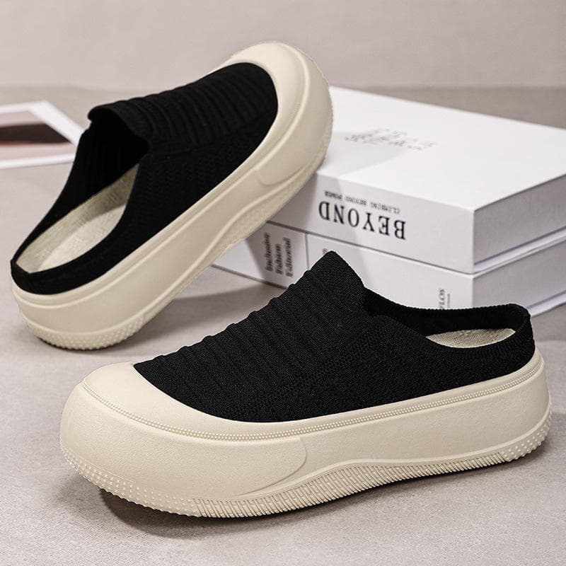 Sapatos femininos verão chinelos de sola grossa confortáveis sapatos casuais confortáveis sapatos preguiçosos moda All-M