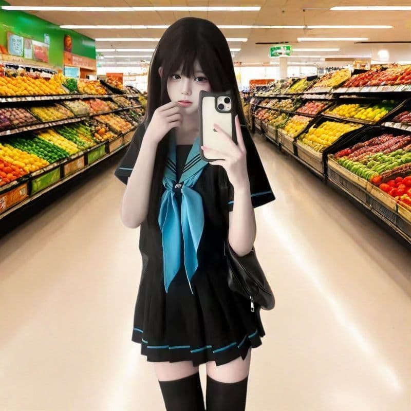 Mais fino olhar cos roupas originais jk uniforme material escolar terno médio estilo japonês estilo Preppy estilo básico