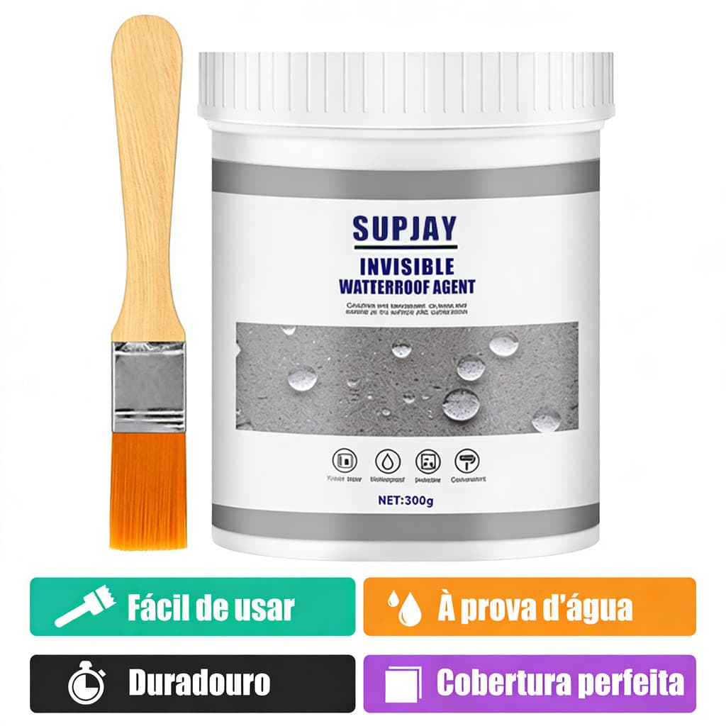 Selante Impermeável Invisível de Alta Performance – Reparo de Vazamentos e Isolamento de Paredes (100g/300g/500g)