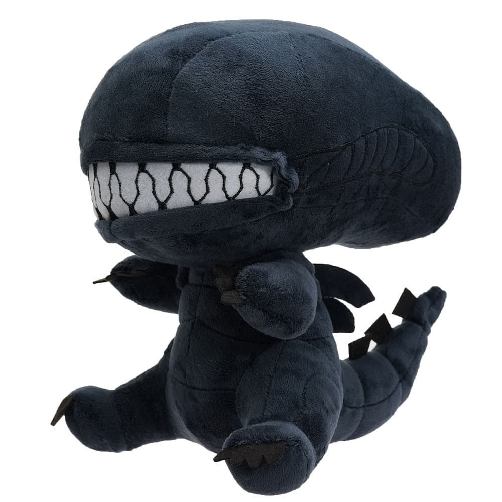 22cm Alienígena Xenomorph Predalien Monstro Preto Recheado Sofá De Pelúcia Decorativo Bonecos Cartoon Brinquedos Kawaii