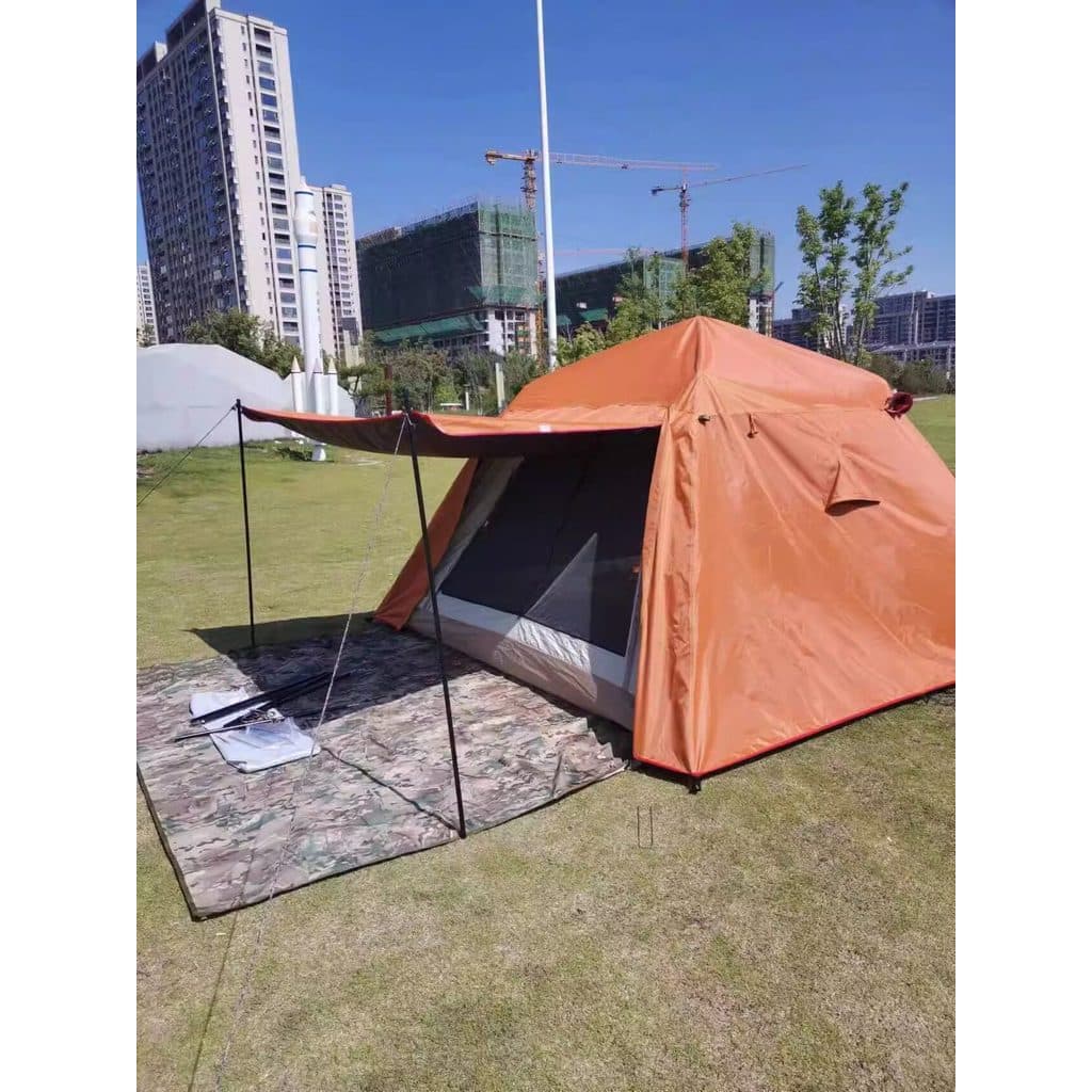 Tenda capa de chuva protetor solar conta exterior vinil prata cola jaqueta proteção ultravioleta à prova de vento Anti-o