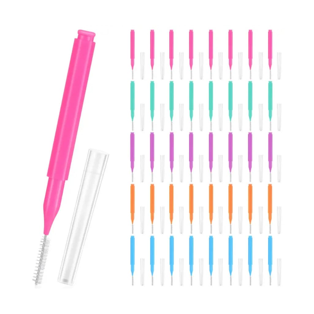 Kit 100 Escovinha Estética & Dental – Ideal para Brow Lamination e Higiene