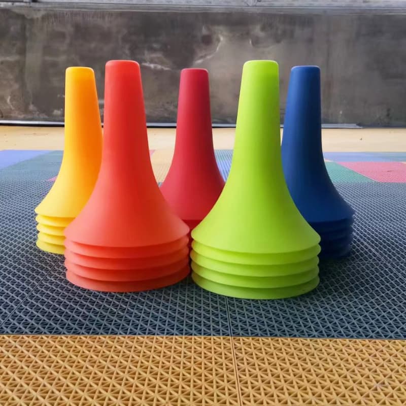 Barril de logotipo de obstáculo equipamento de treinamento de basquete logotipo engrossado Cone chifre barril treinament