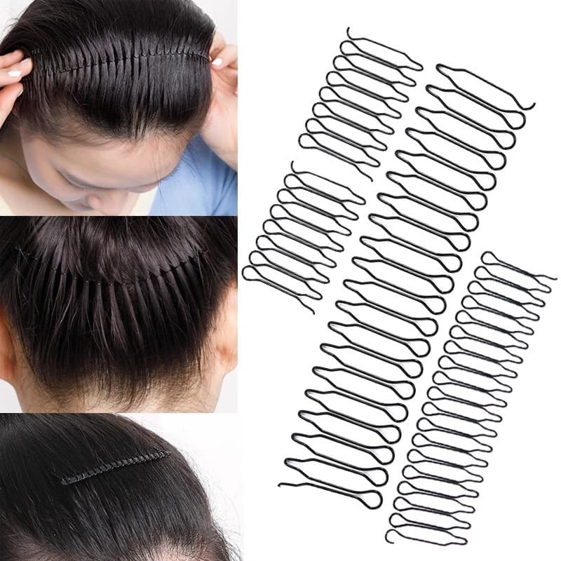 Presilhas de cabelo invisíveis, adequadas para mulheres/meninas como ferramentas de modelagem profissional, presilhas pa
