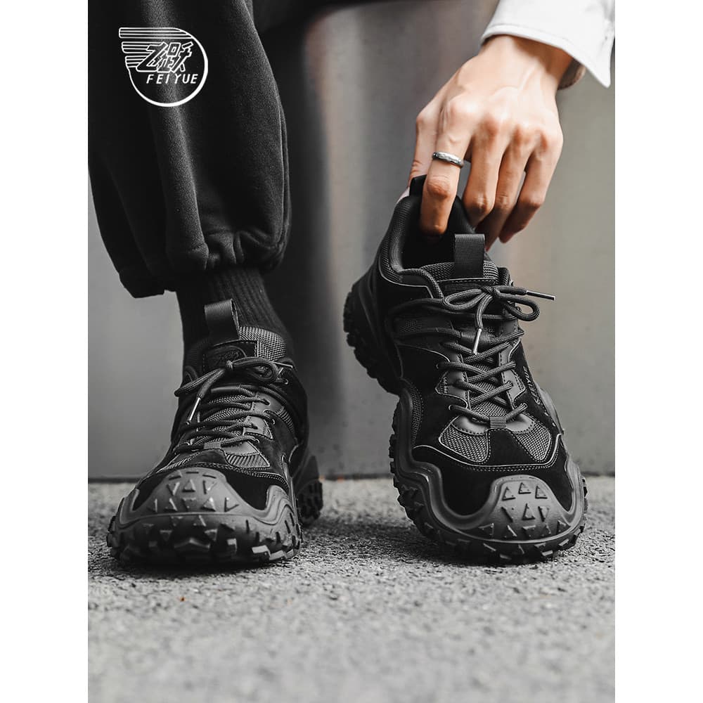 Feiyue/feiyue sapatos papai masculinos 2026 primavera novo estilo de venda quente respirável corrida lazer esportes cami