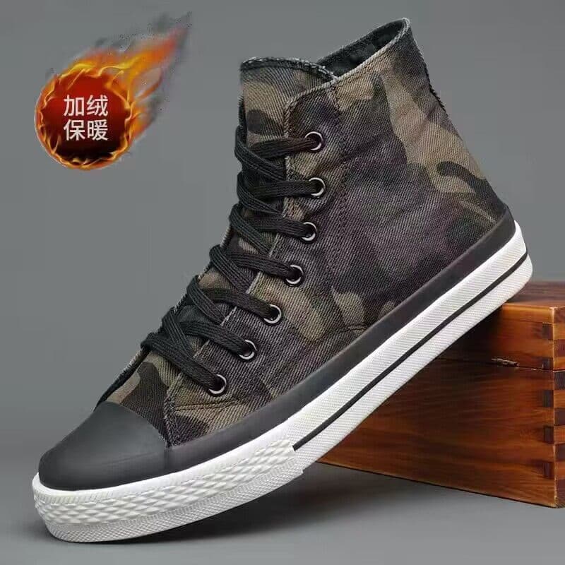 Baoda primavera outono novo estilo de alta qualidade camuflagem All-Match tênis versão coreana respirável Casual moda ve