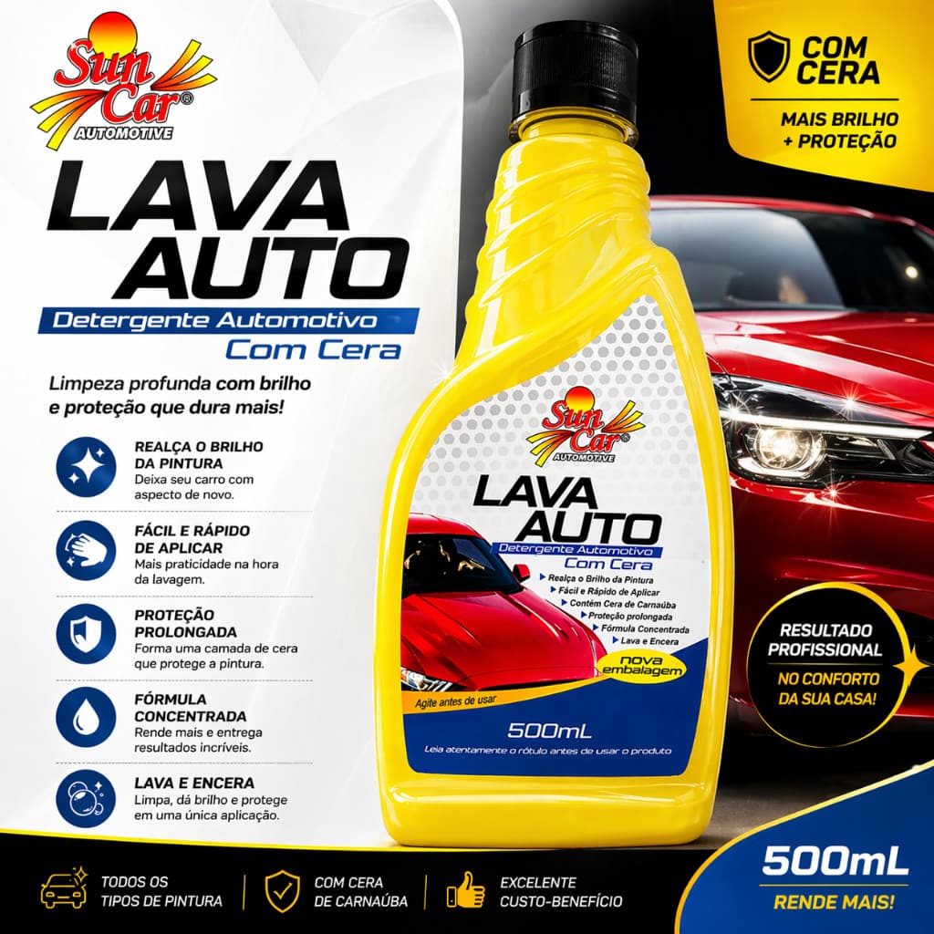 CERA LIQUIDA AUTOMOTIVA DE 500 ML