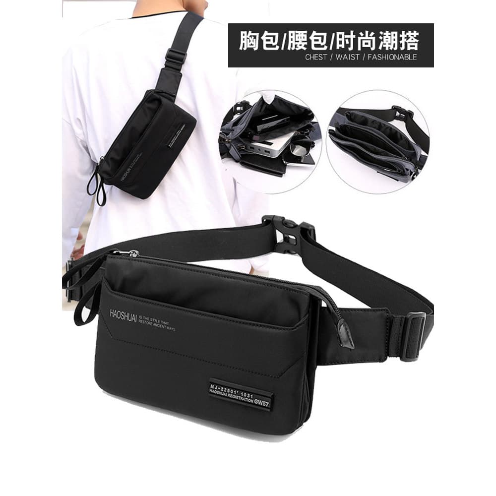 Bolsa de cintura masculina pequena bolsa de ombro verão pequena mochila esportiva bolsa de peito Mini bolsa de telefone