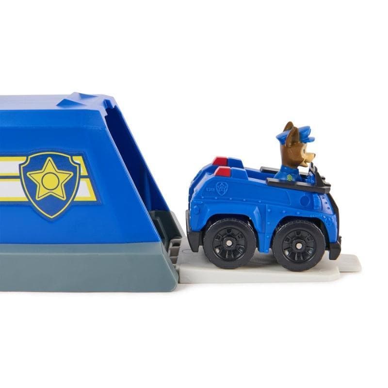 Brinquedo Infantil Mini Playset Lancador De Veiculo Chase