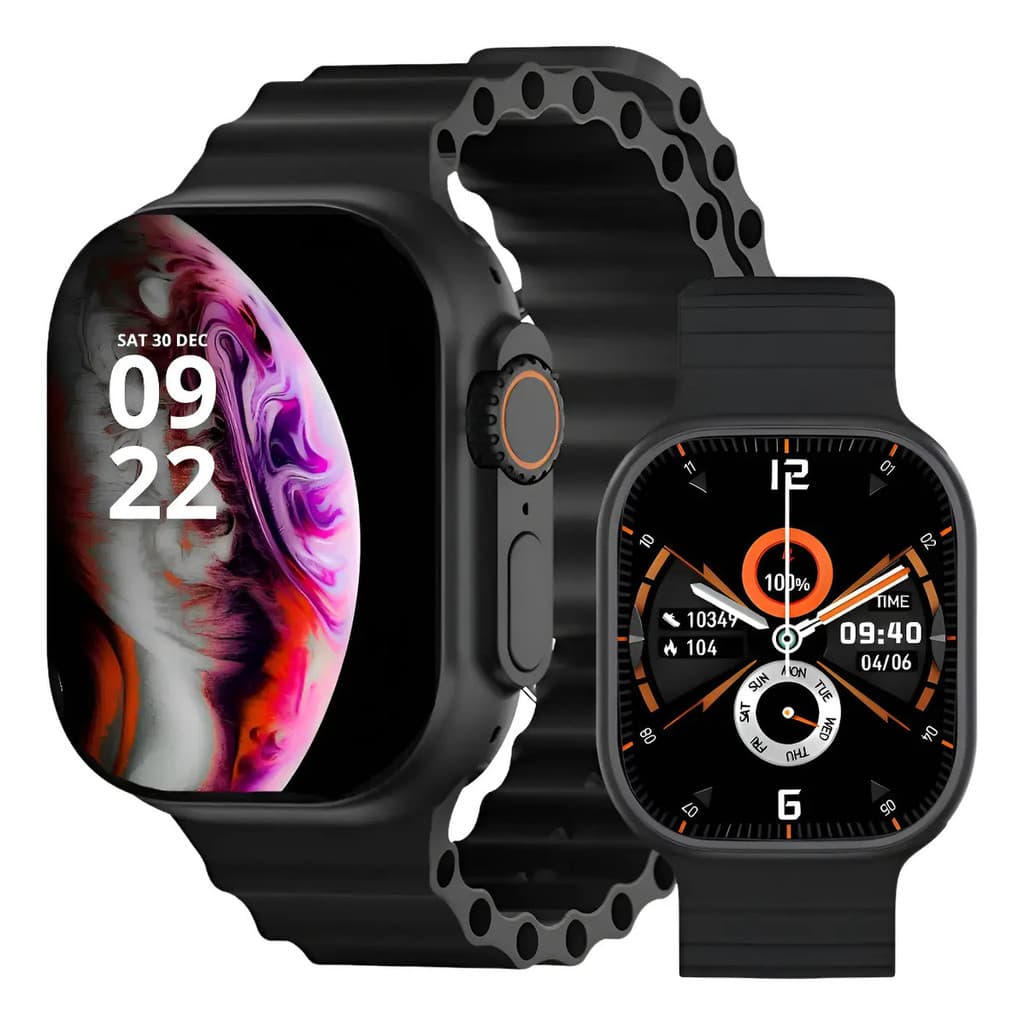 Smartwatch Bazik Prime S10 Ultra+ 49mm Pulseira Preta