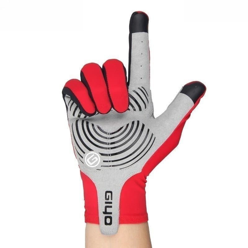 Giyo Luvas De Ciclismo Com Quebra De Vento Toque De Tela Antiderrapante Lycra Fabric Mittens
